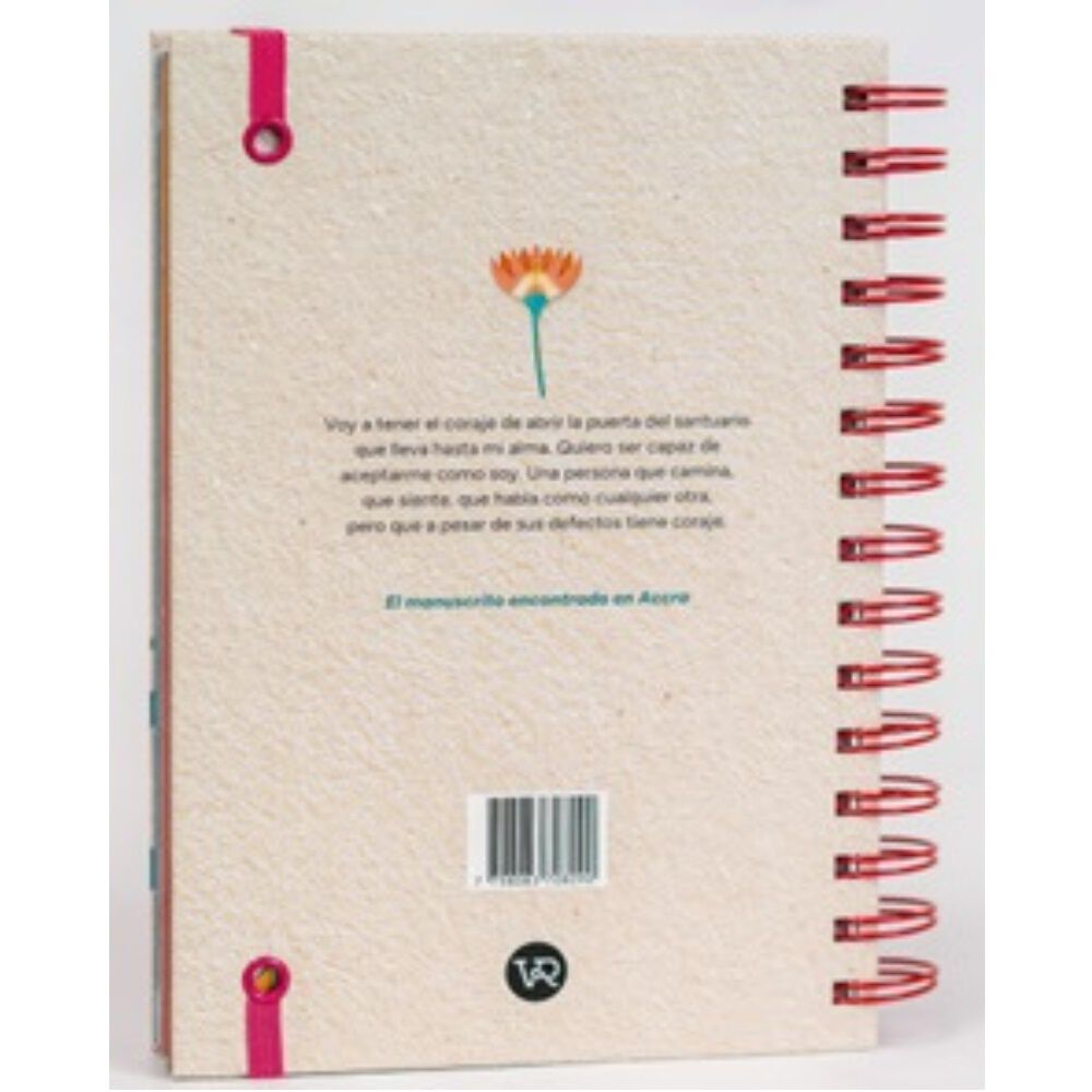Agenda Paulo Coelho 2025 - Anillada: Coraje / Flores Fucsia (tapa Rústica) - Paulo Coelho | Libro image number 1.0