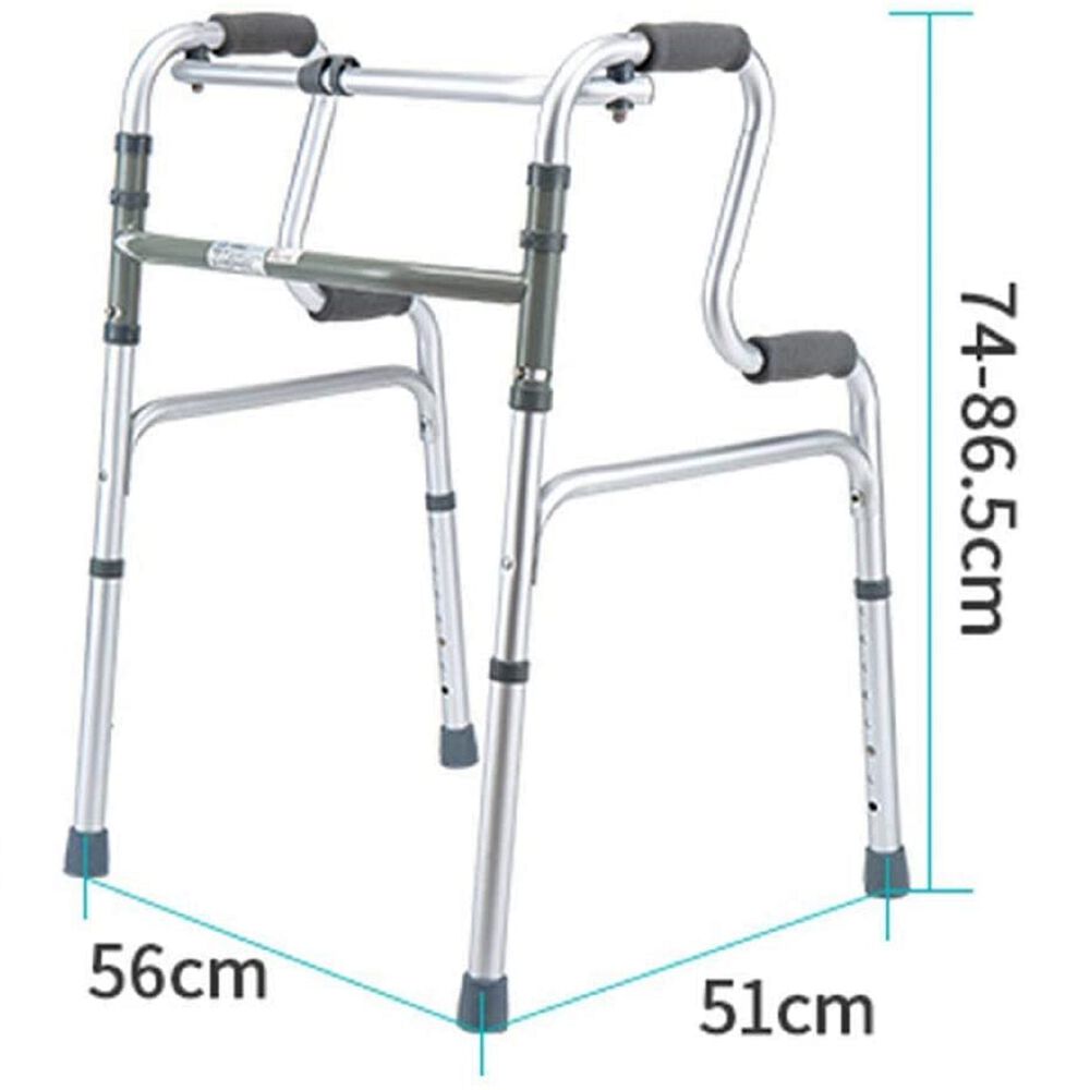 Andador Aluminio Doble Agarre Plegable image number 1.0