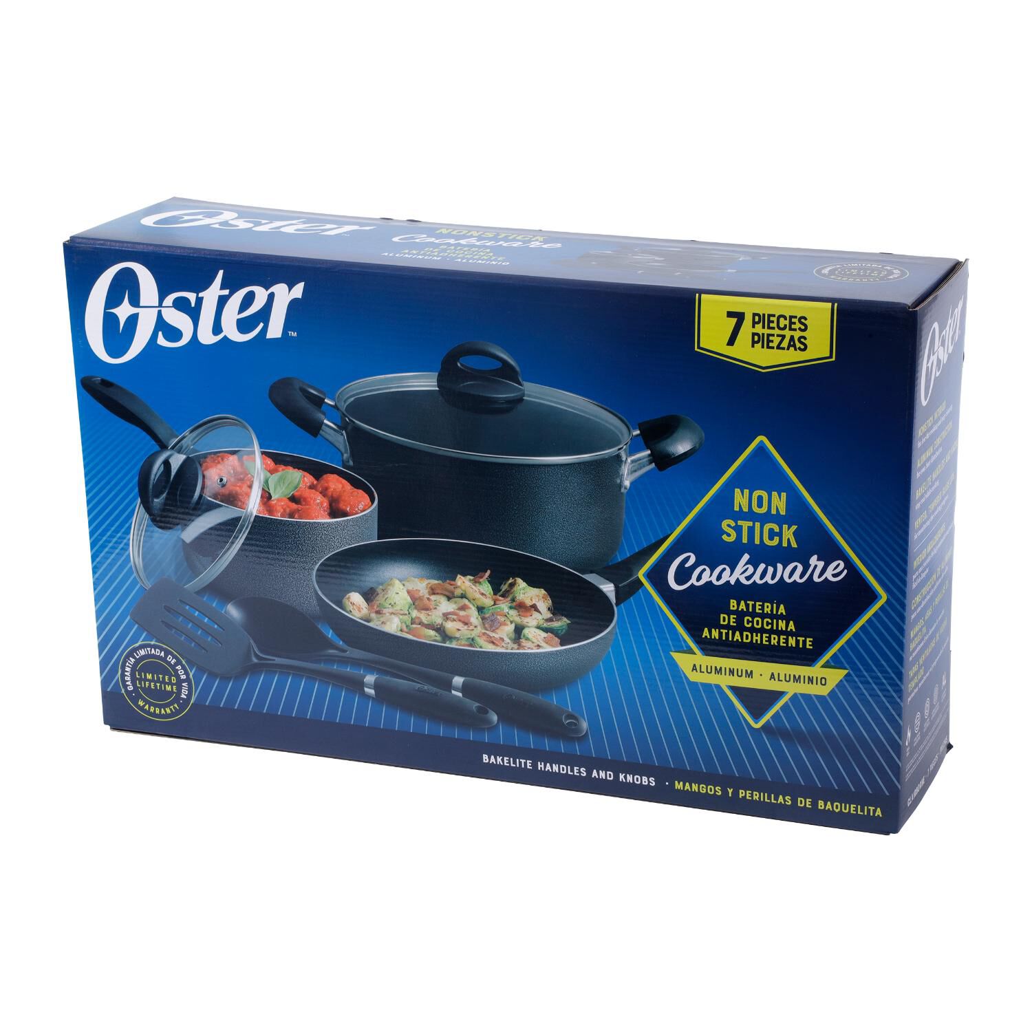 Bater&iacute;a De Cocina Aluminio Clairbone 7 Pcs Oster image number 1.0