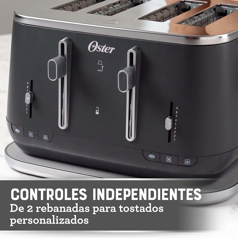 Tostadora Premium Para 4 Rebanadas Oster Tsstta4540b image number 3.0