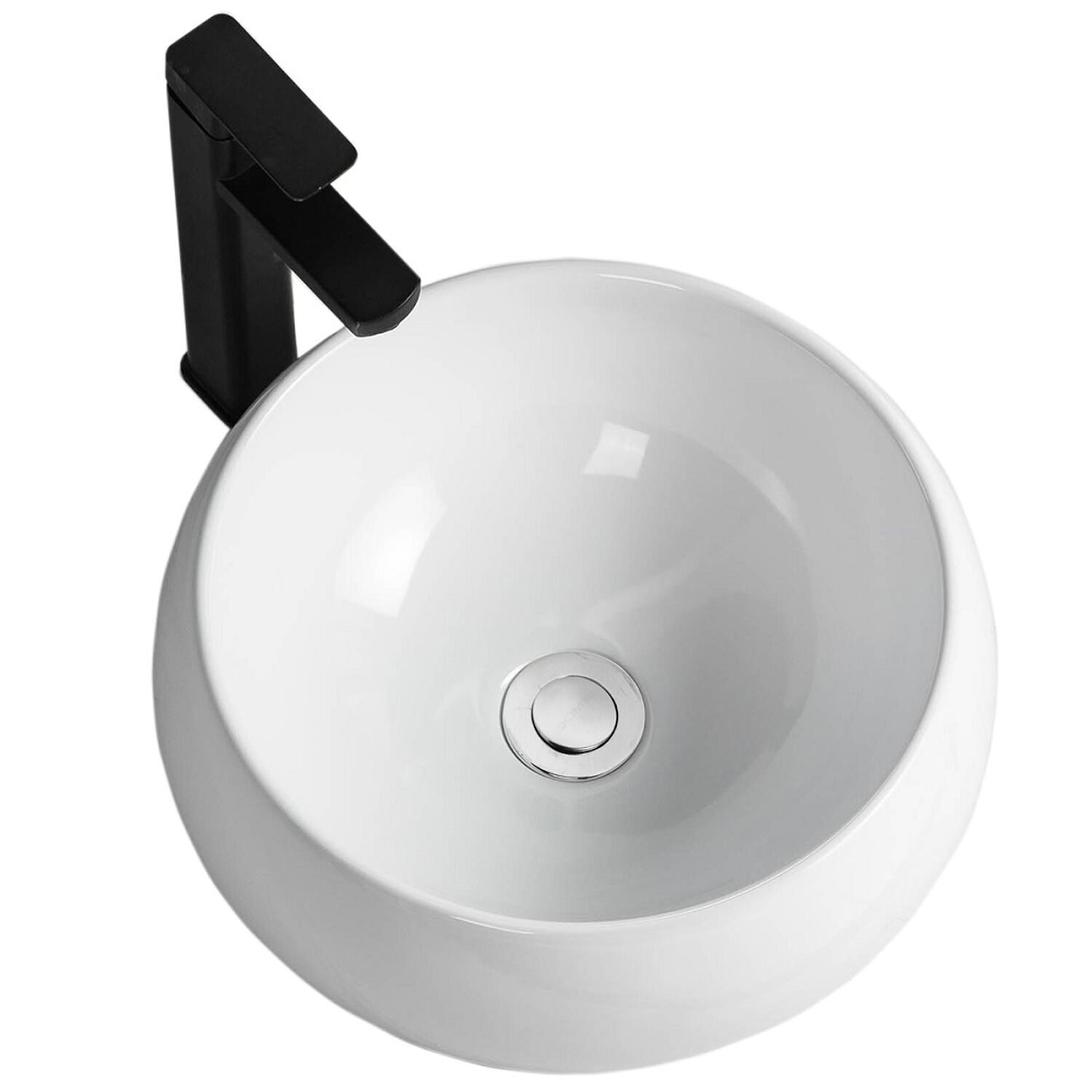 Lavamanos Sobreponer Domsa Slc8205 Blanco 40x40x16 Cm image number 1.0