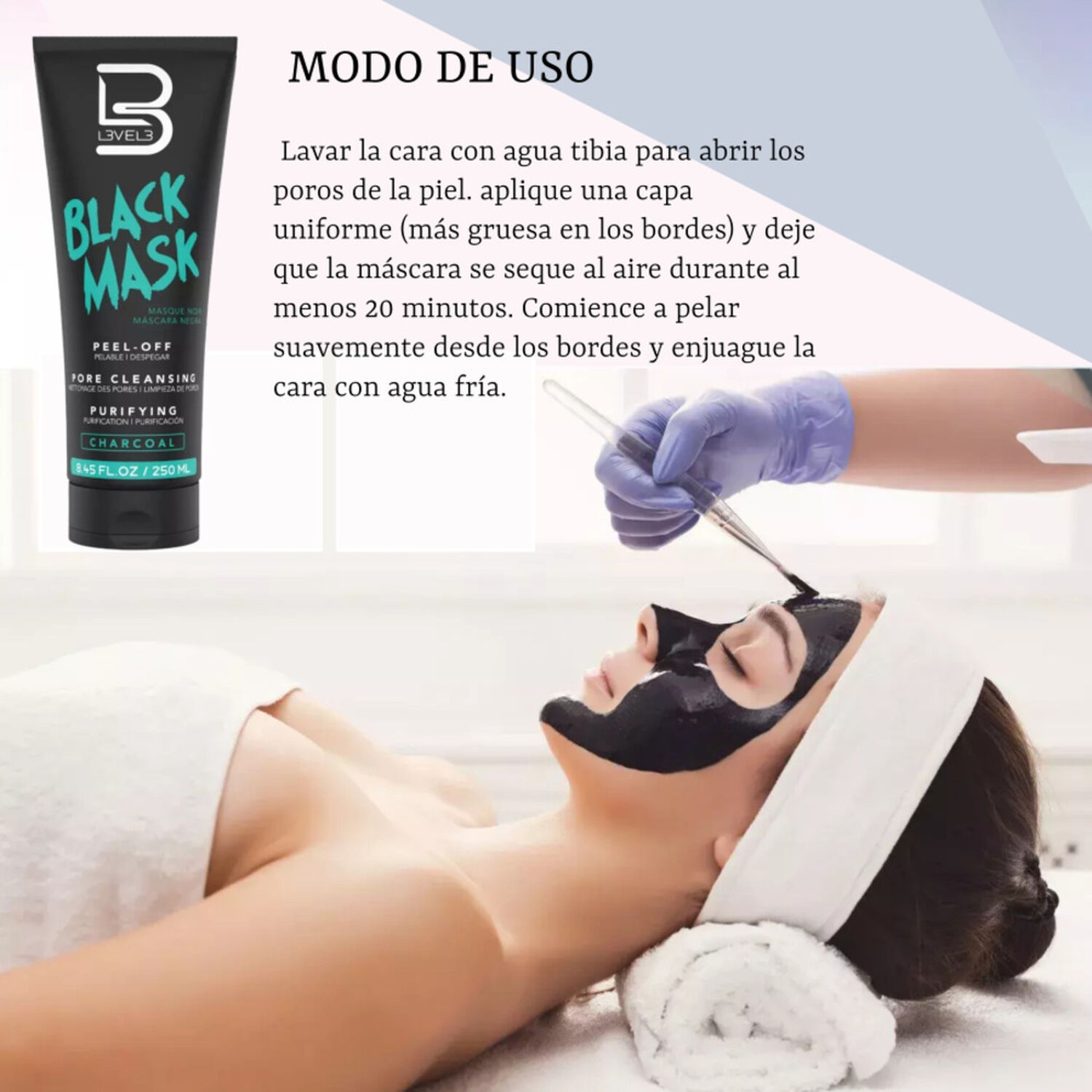 Peel Off Mask Black L3v3l 3 (250 Ml) image number 1.0