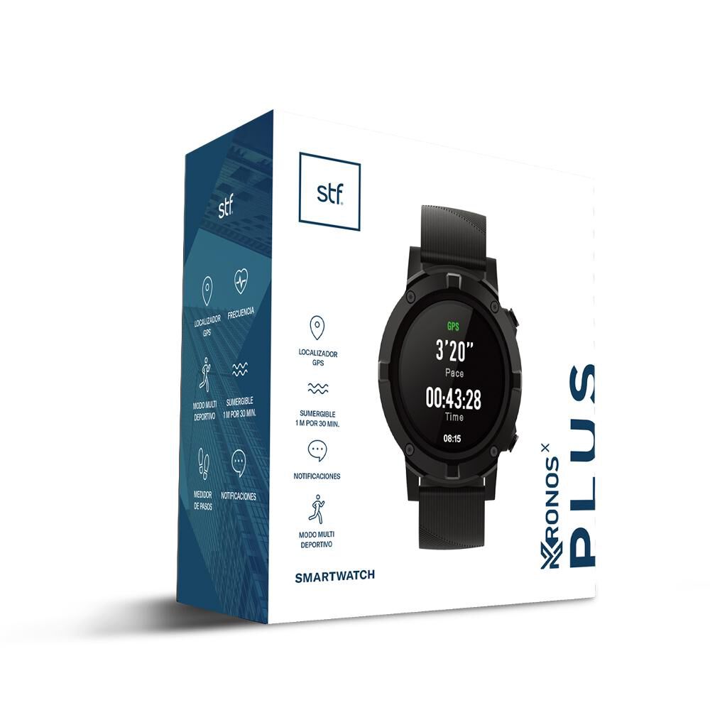 Smartwatch Stf Kronos Plus Gps Negro image number 3.0