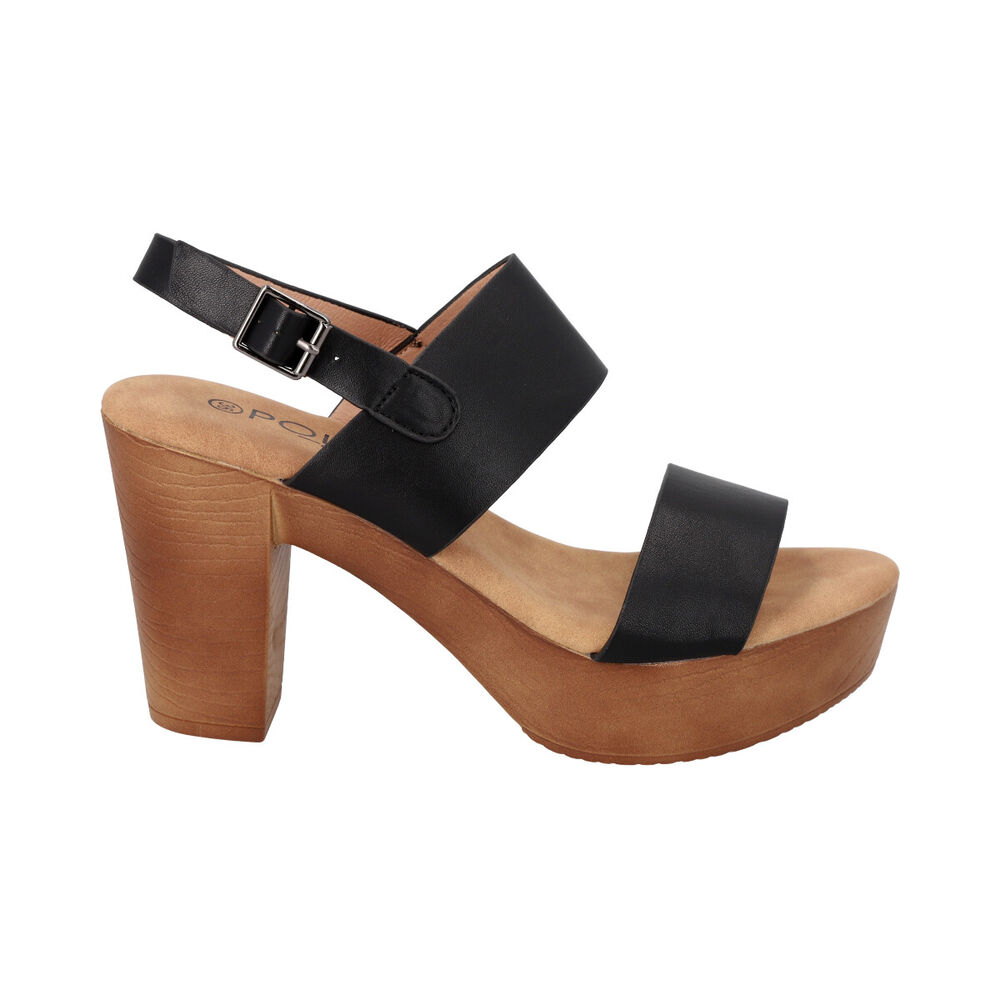 Sandalia Mujer Negro Lola Police image number 3.0