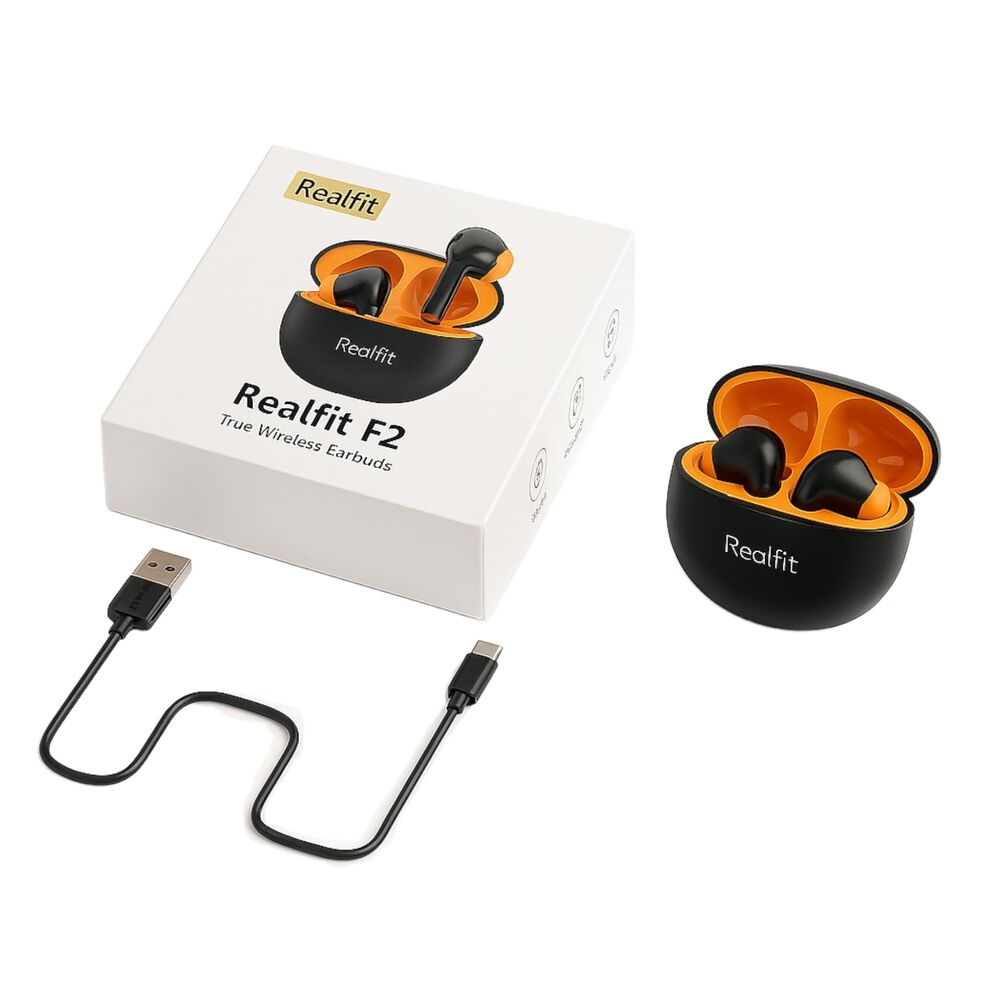 Audífonos Inalámbricos Realfit F2 - Sonido Hifi, Inalámbricos Con Larga Batería image number 2.0