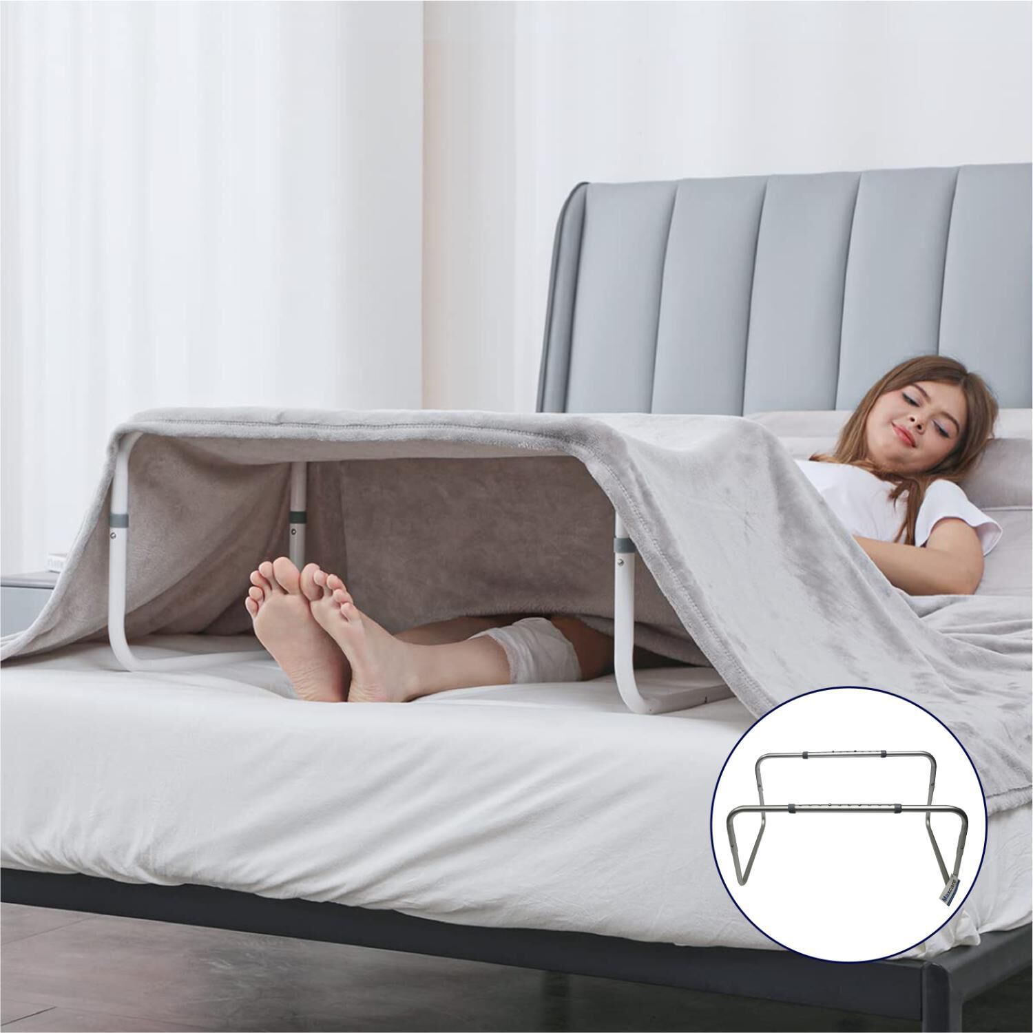 Alza Ropa De Cama Aluminio Ajustable image number 1.0