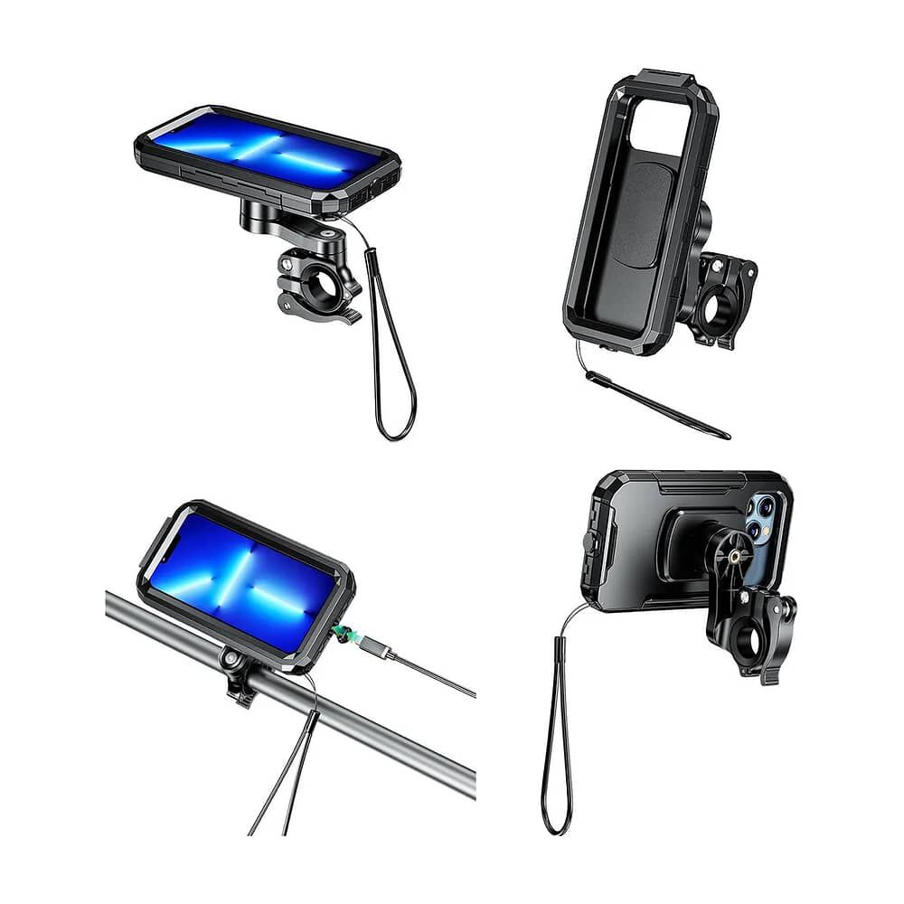Soporte Porta Celular Para Moto Y Bicicleta Impermeable 360 image number 1.0