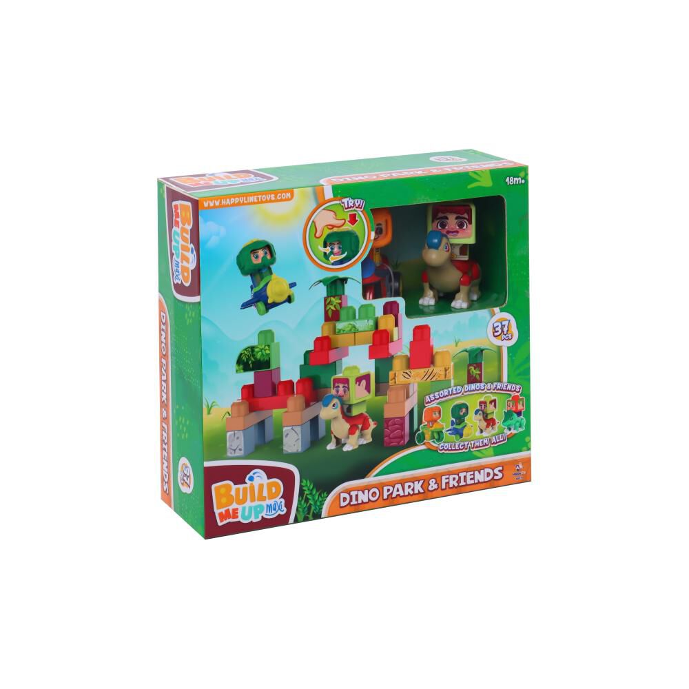 Bloques Armables Parque Dinosaurio Build Me Up Maxi 650173 image number 2.0