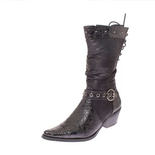 Bota Vaquera Negro Via Franca Art. 52109black