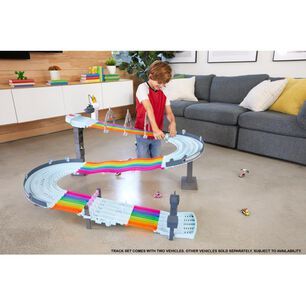 Autopista Hotwheels Gxx41 Hw Mario Kart Rainbow Road