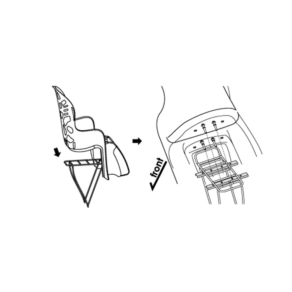 Silla Porta Bebe Sw-bc195 Parrilla Standard Blanco image number 2.0