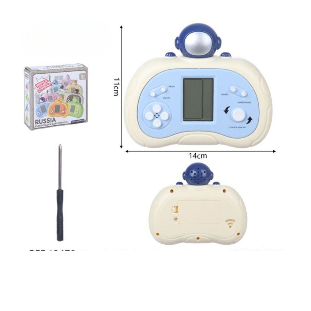 Consola Tetris Russia Colores Juego Infantil Videojuego image number 2.0