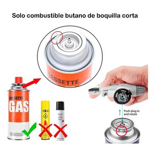 Soplete A Gas Profesional Blanco Para Repostería Y Cocina