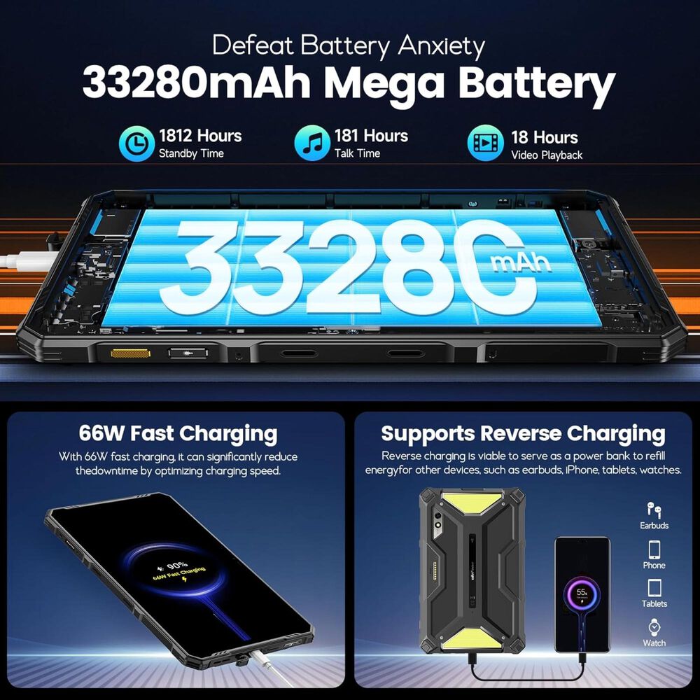 Ulefone Armor Pad 3 Pro - Tablet 4g Industrial Ip68 Militar image number 4.0