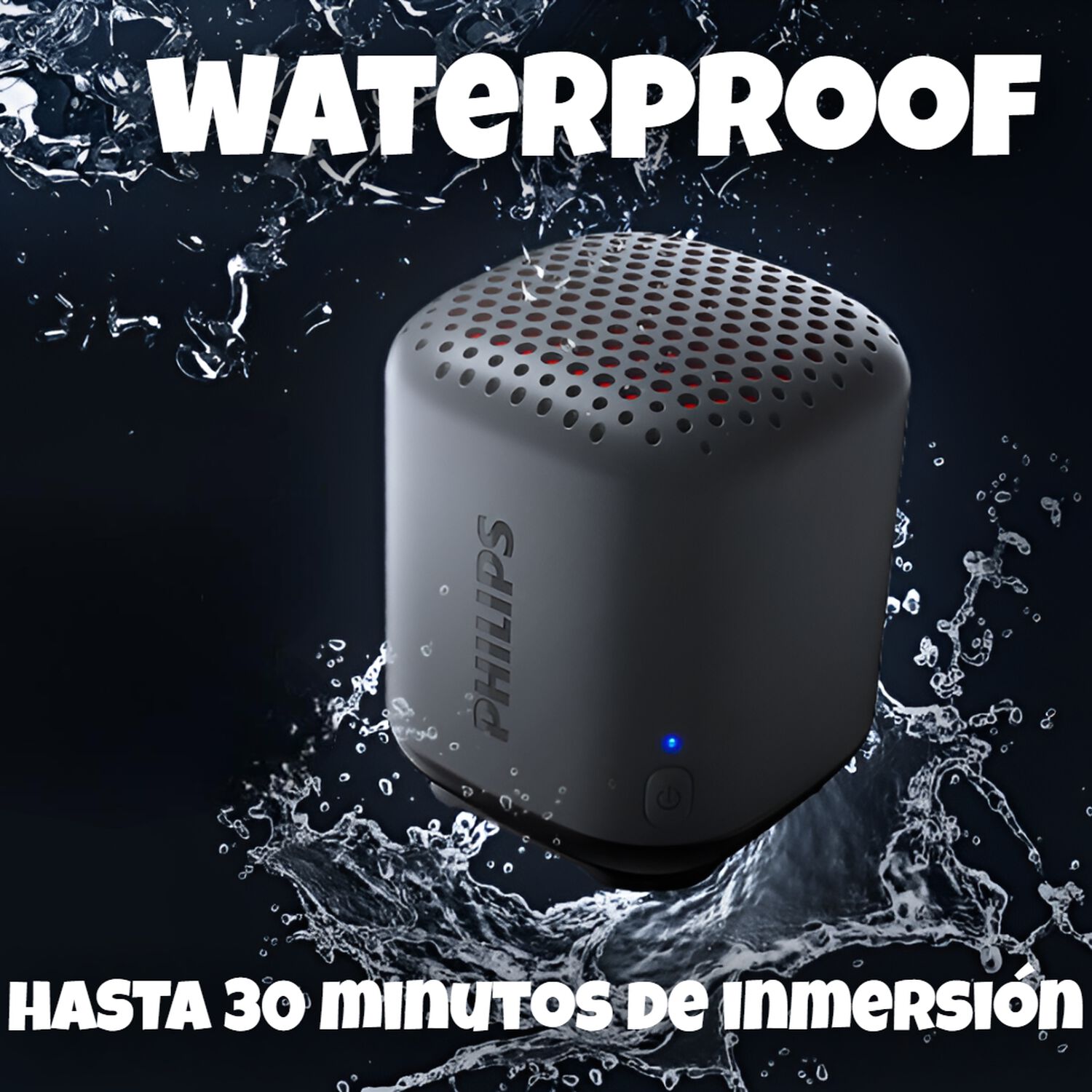 Parlante Bluetooth Philips Waterproof Ipx7 8 Horas De M&uacute;sica image number 2.0