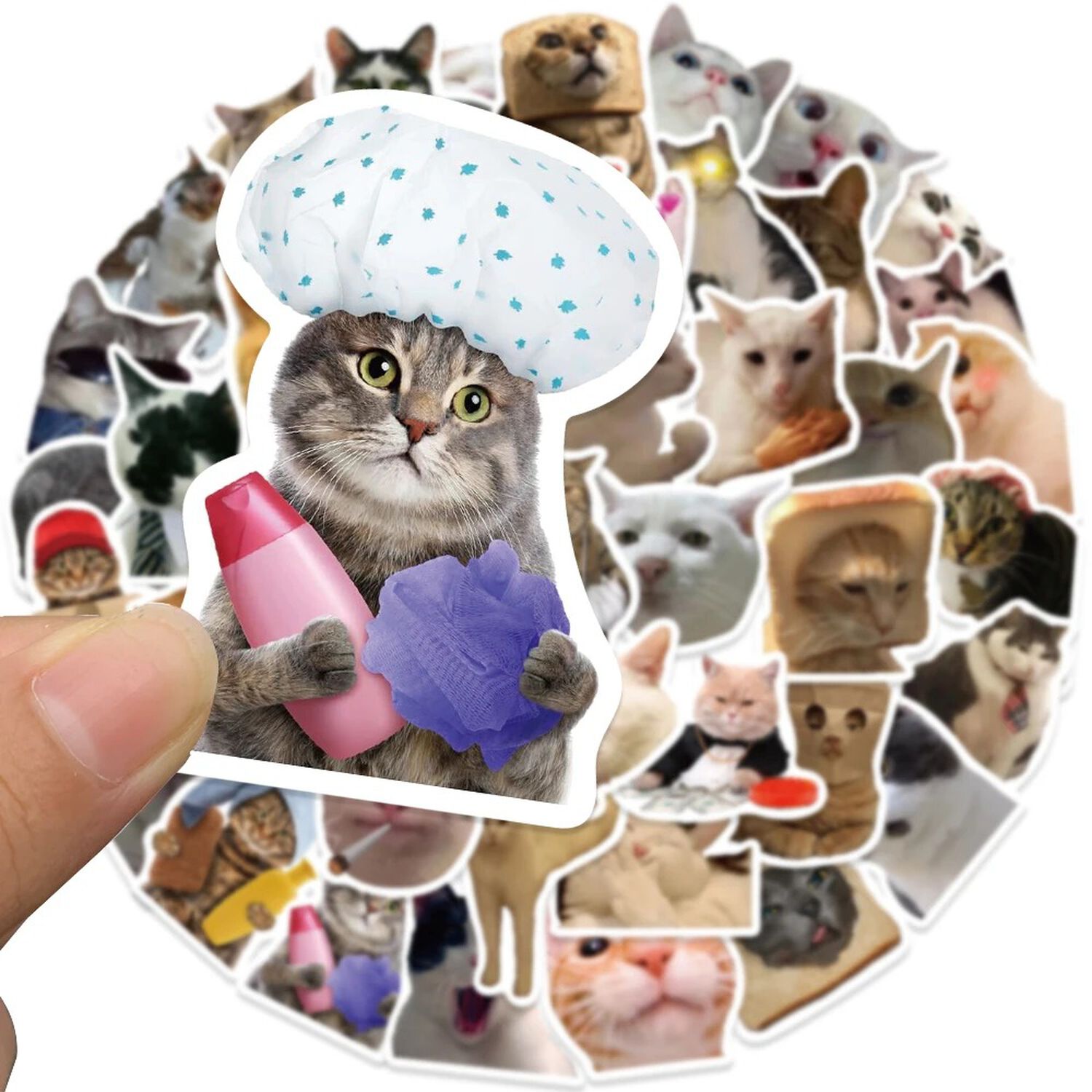 Pack 50 Sticker Gatitos Memes Gatos Nekos image number 2.0