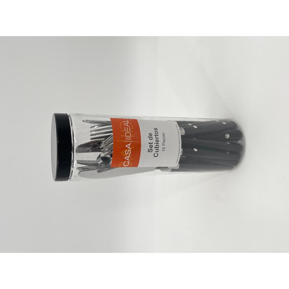 Cubiertos De Mesa Casaideal Black 16p / 16 Piezas image number 0.0