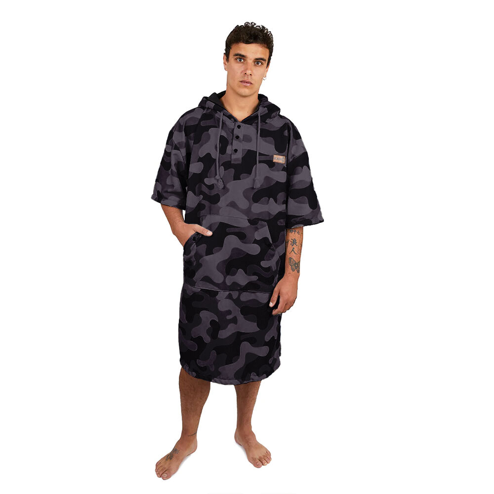 Poncho Terry Camo Negro image number 0.0