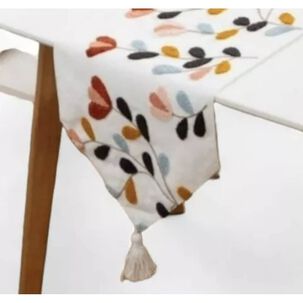 Camino De Mesa Bordado 32x180cm Corredor De Poliester