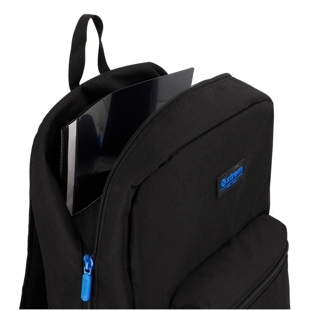 Triple Pack 6xt Mochila Ni&ntilde;o Xtrem Negro/azul image number 4.0