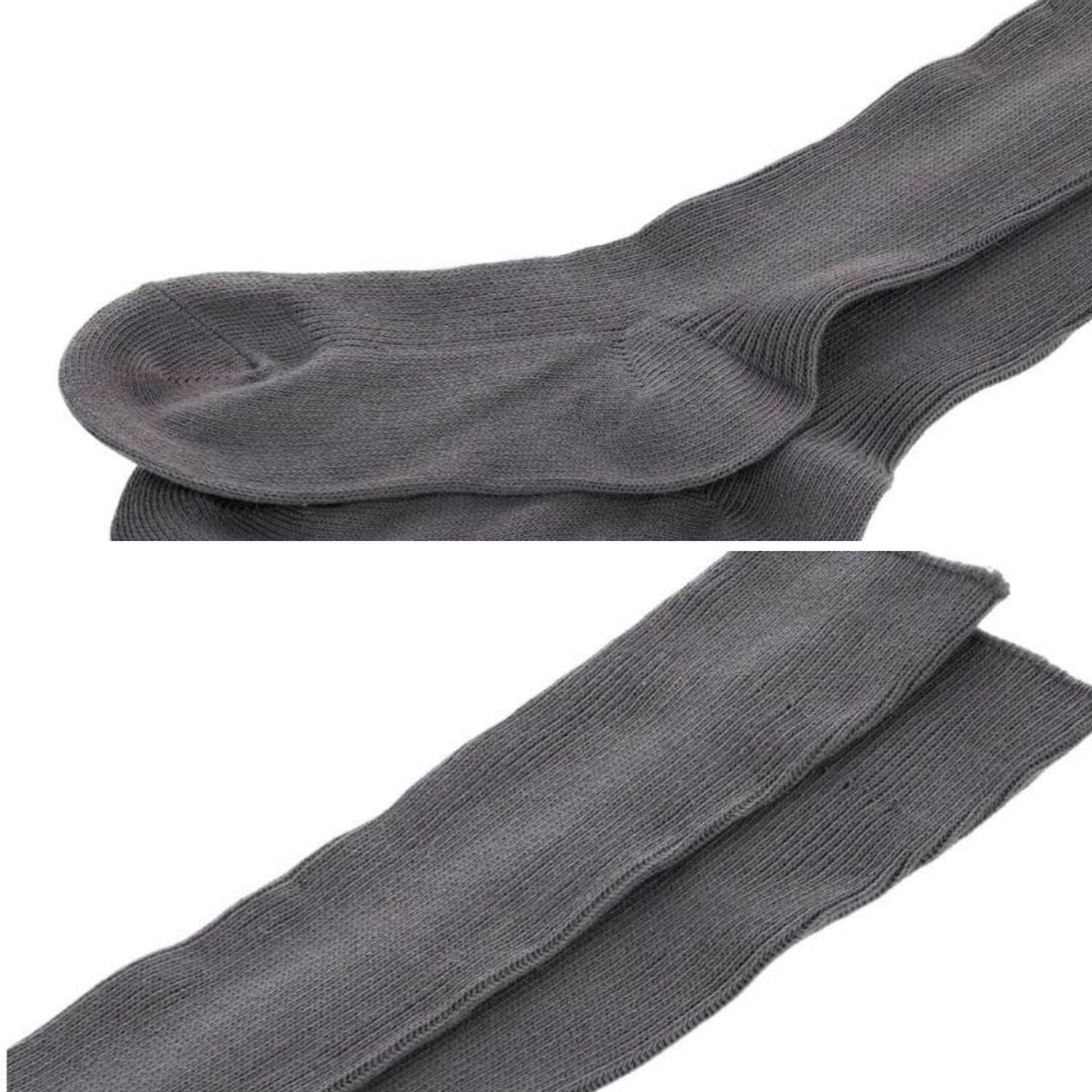Pack 5 Calcetines Escolar Largo Algod&oacute;n Gris Unisex image number 3.0