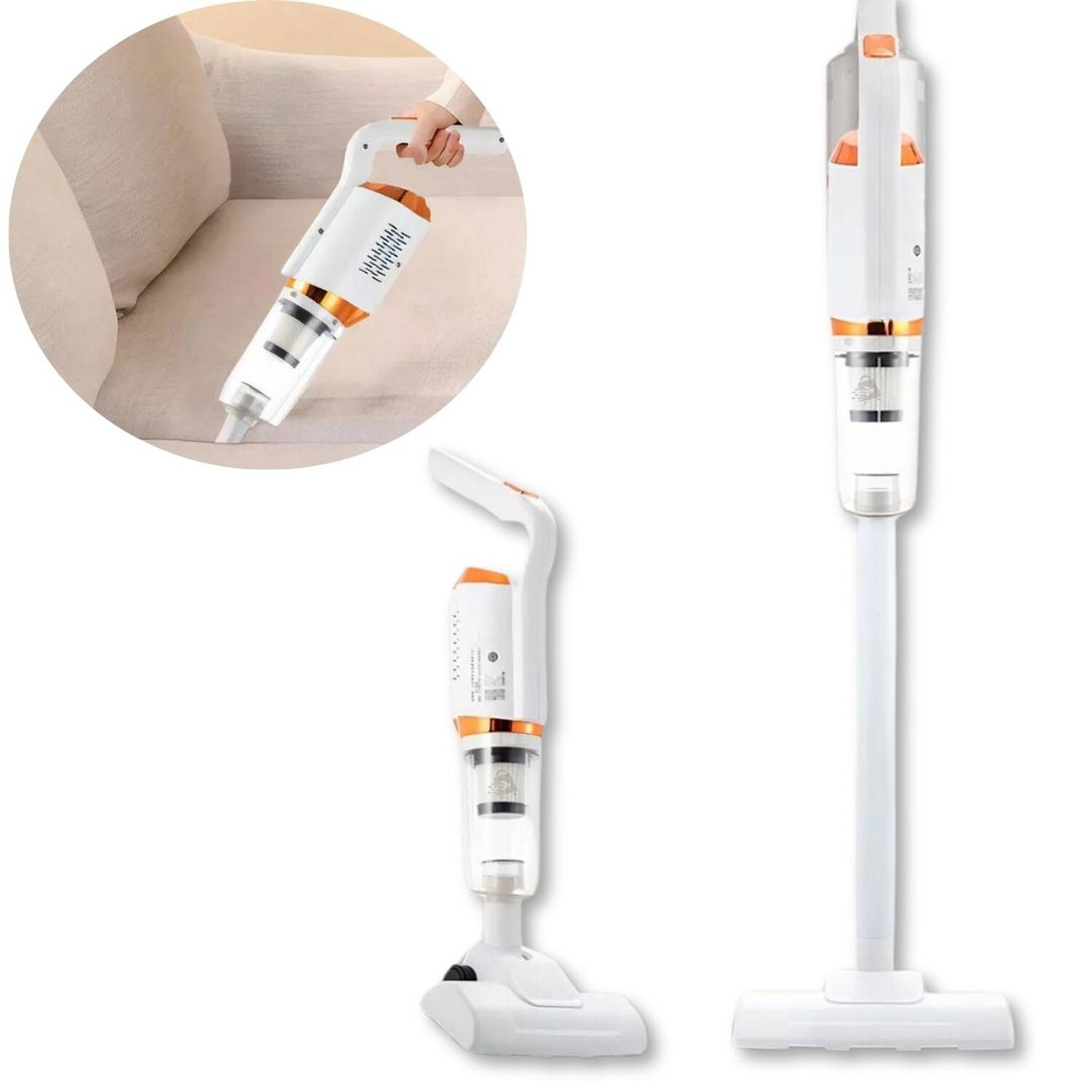 Aspiradora Port&aacute;til Inal&aacute;mbrica Recargable Usb Hogar Y El Auto image number 0.0