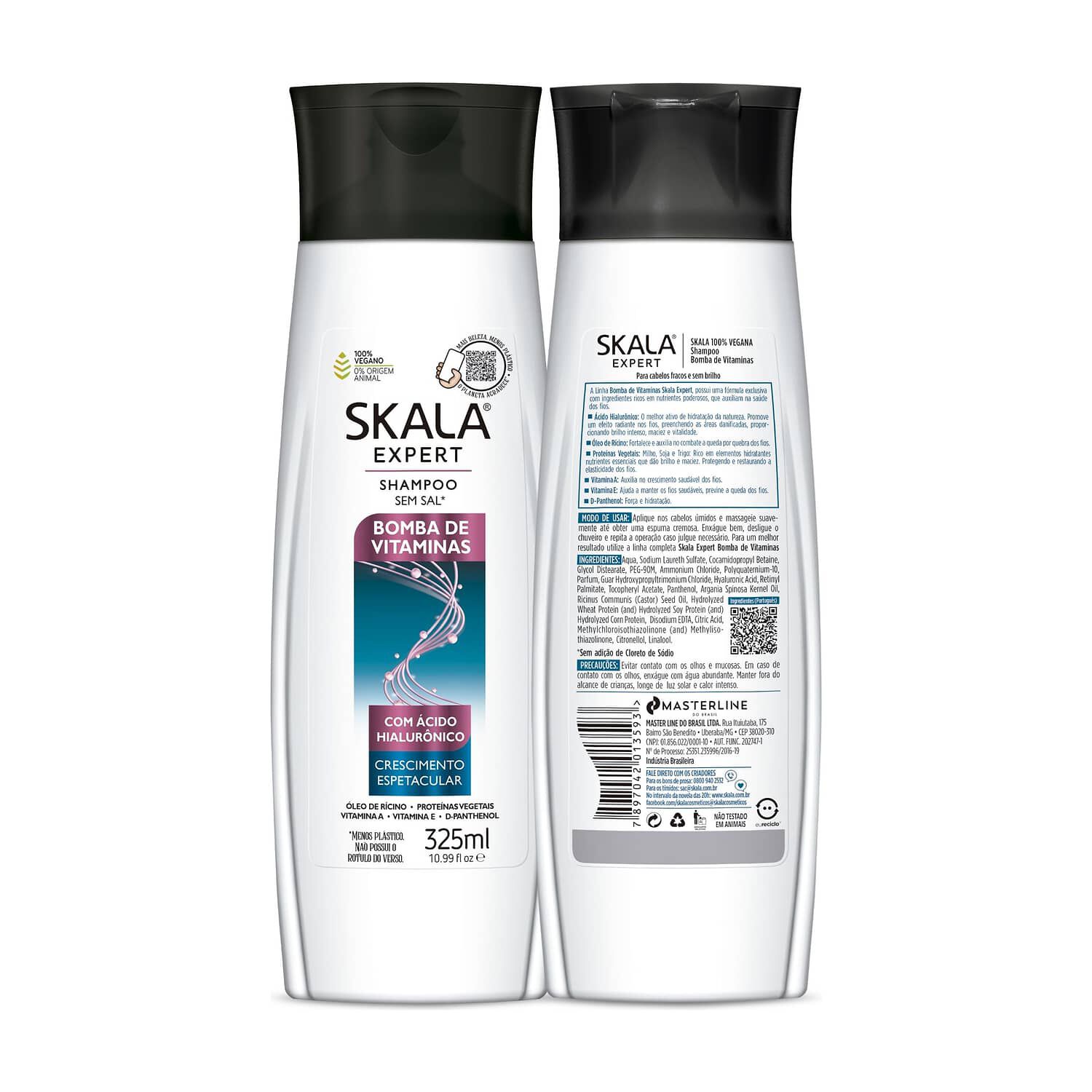 Kit Shampoo Y Acond Bomba De Vitaminas Skala Expert 650ml image number 1.0