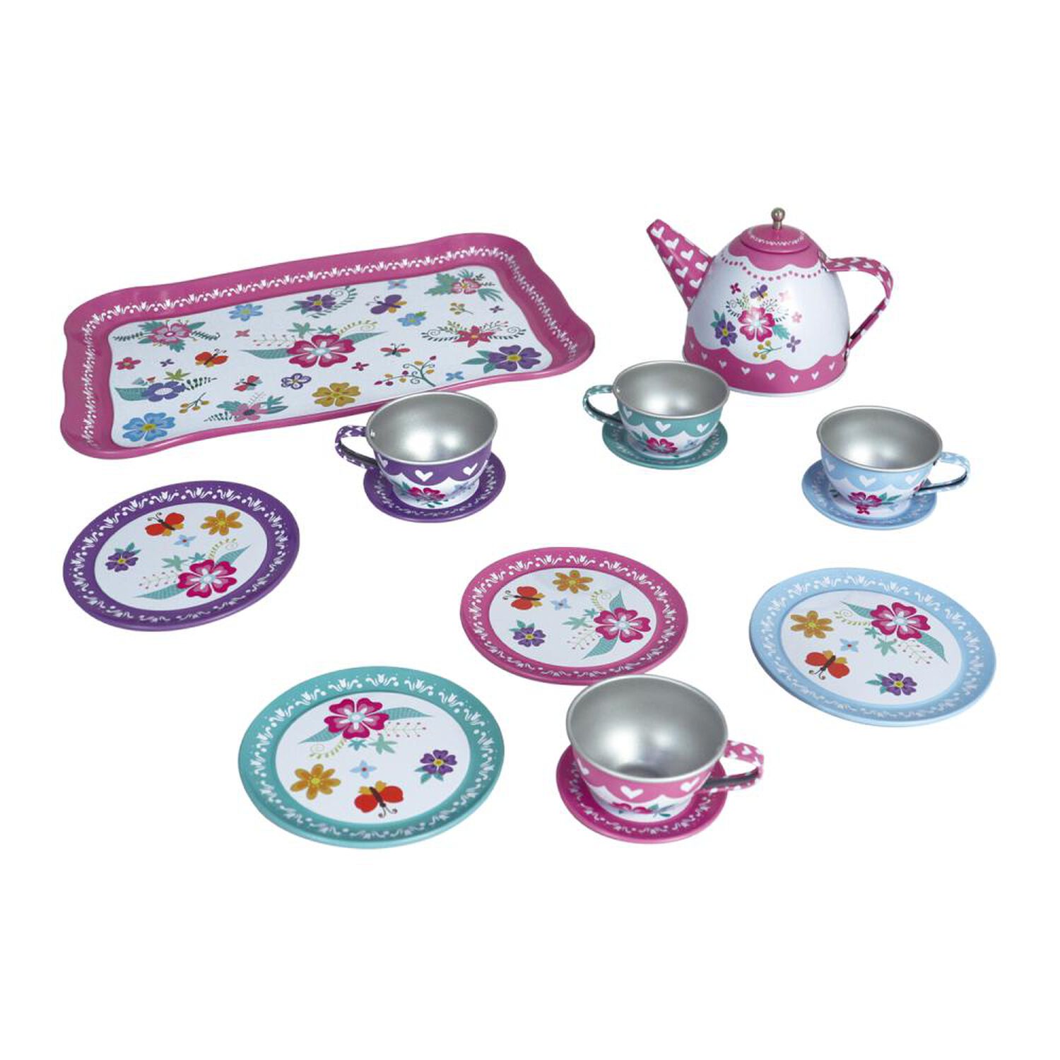 Set De T&eacute; De Metal Sweet Home image number 1.0