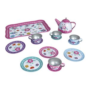 Set De T&eacute; De Metal Sweet Home
