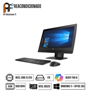 Aio Hp Proone 600 G3 (i5 6th - 16gb - 1tb)(windows11-office365) Reacondicionado