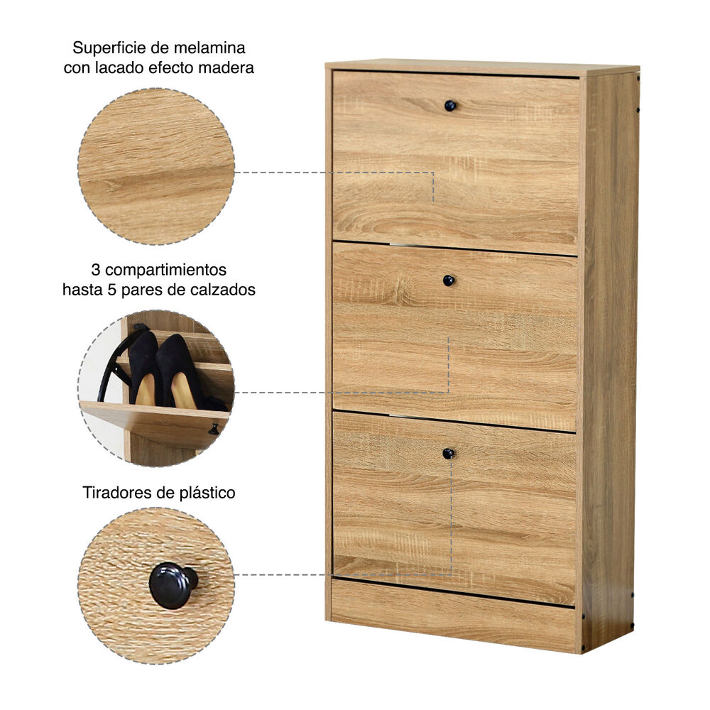 Estante Zapatero Organizador 116x60x24 Cm image number 4.0