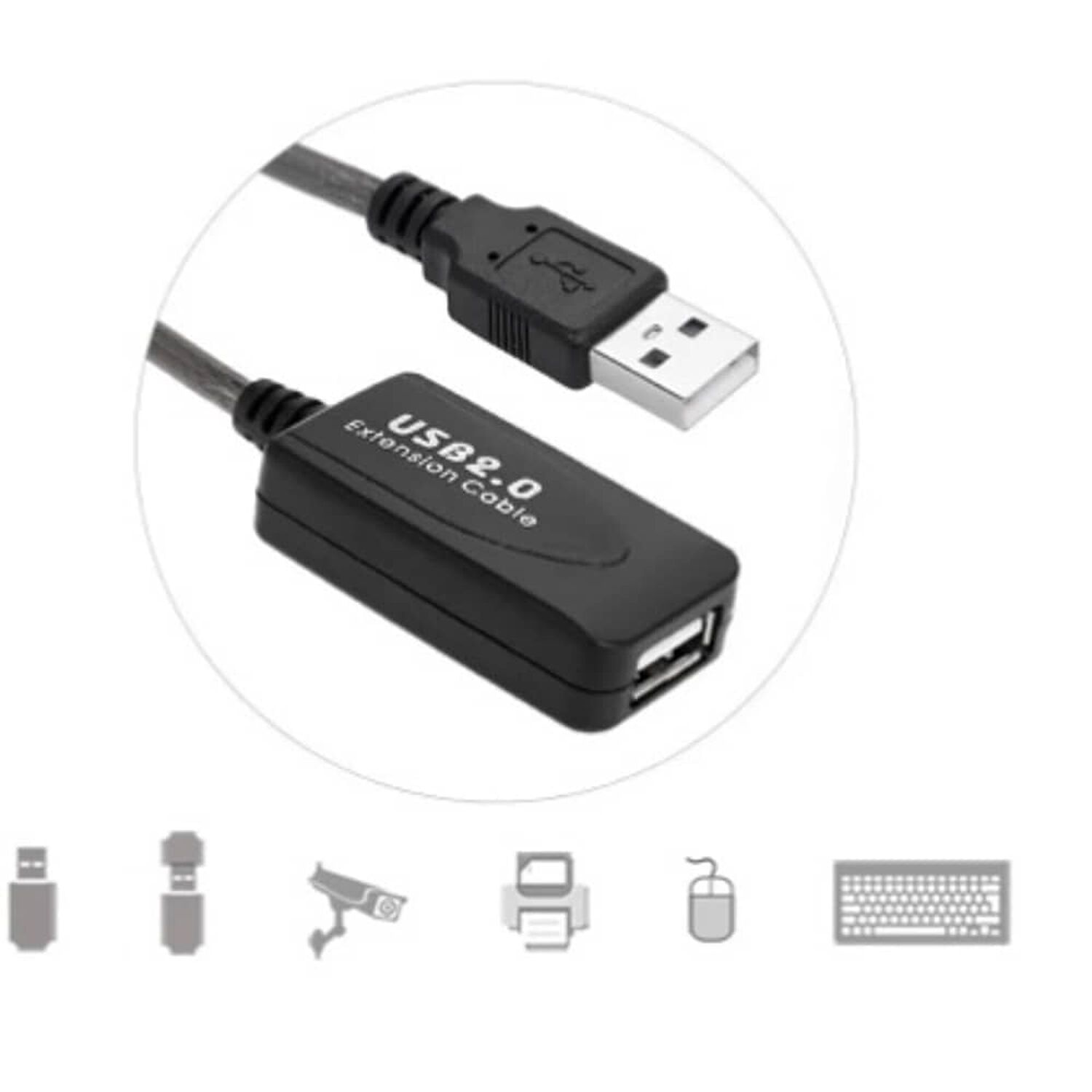 Extension Cable Usb Activo 10 Metros Blindado image number 2.0
