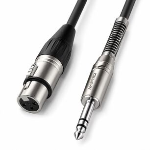 Cable Plug 6.3 Macho A Xlr Hembra De 6 Metros Stagelab Negro
