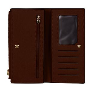 Billetera Mujer Delia Caf&eacute; Carven