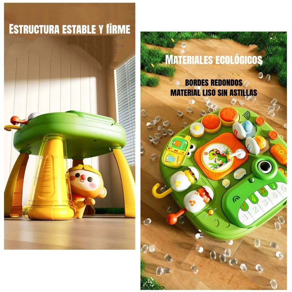 Juguete Mesa De Actividades Musical Con Luces Volt Lubabycas image number 5.0