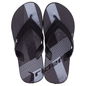Sandalia Hombre Negro/blanco Graphics Rider