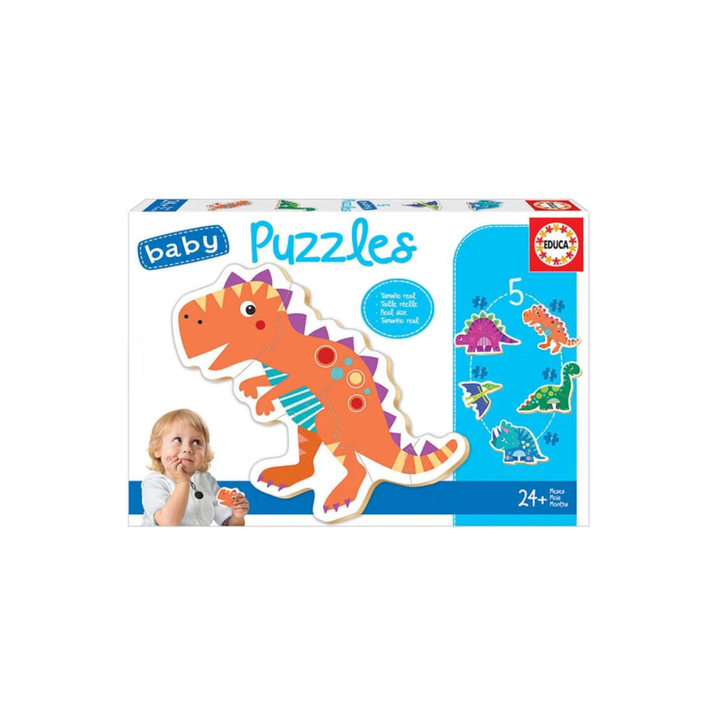 Puzzle Infantil 3 A 5 Piezas Dinosaurios Educa - Ps image number 0.0