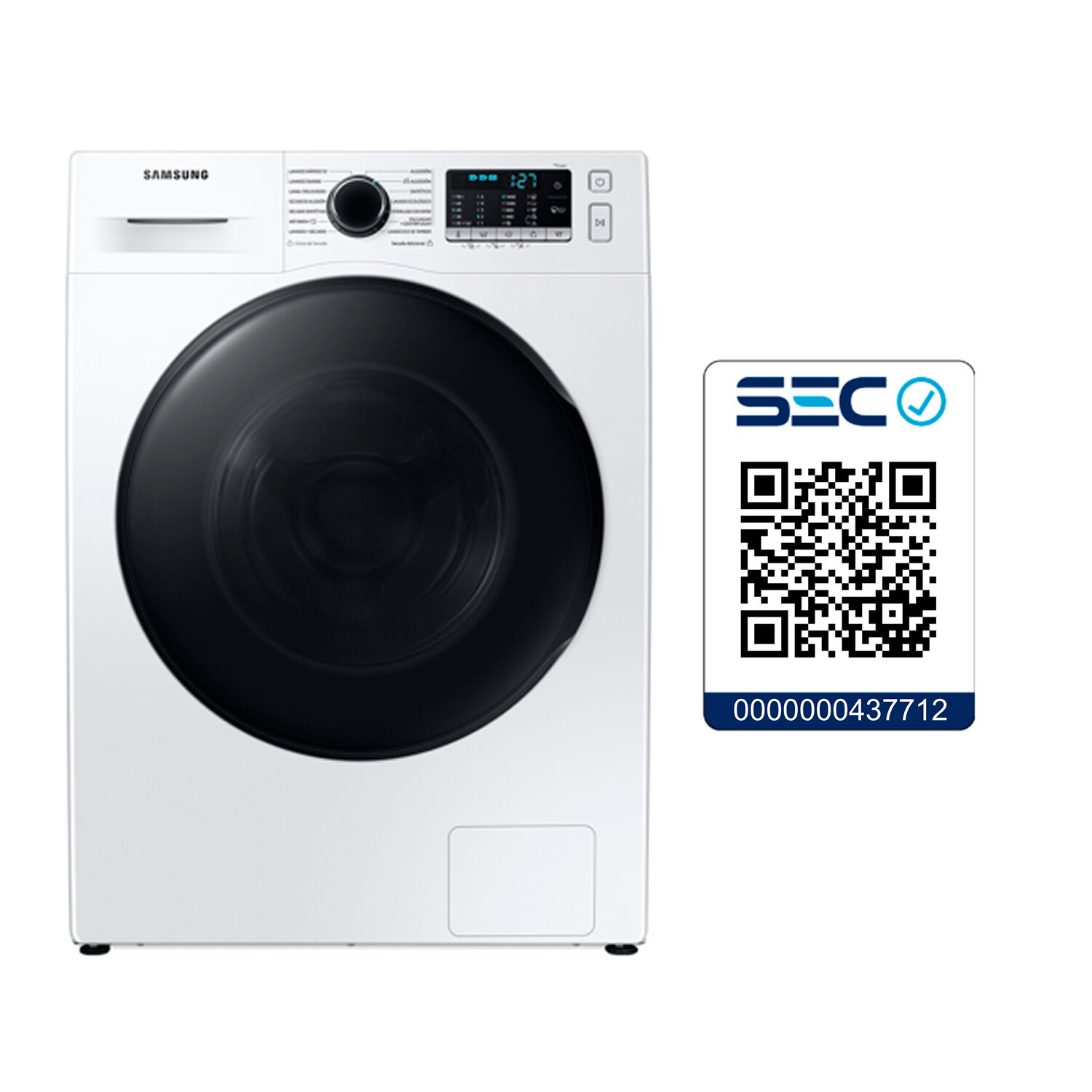 Lavadora Secadora Samsung WD11TA046BE/ZS / 11 Kg / 7 Kg image number 9.0