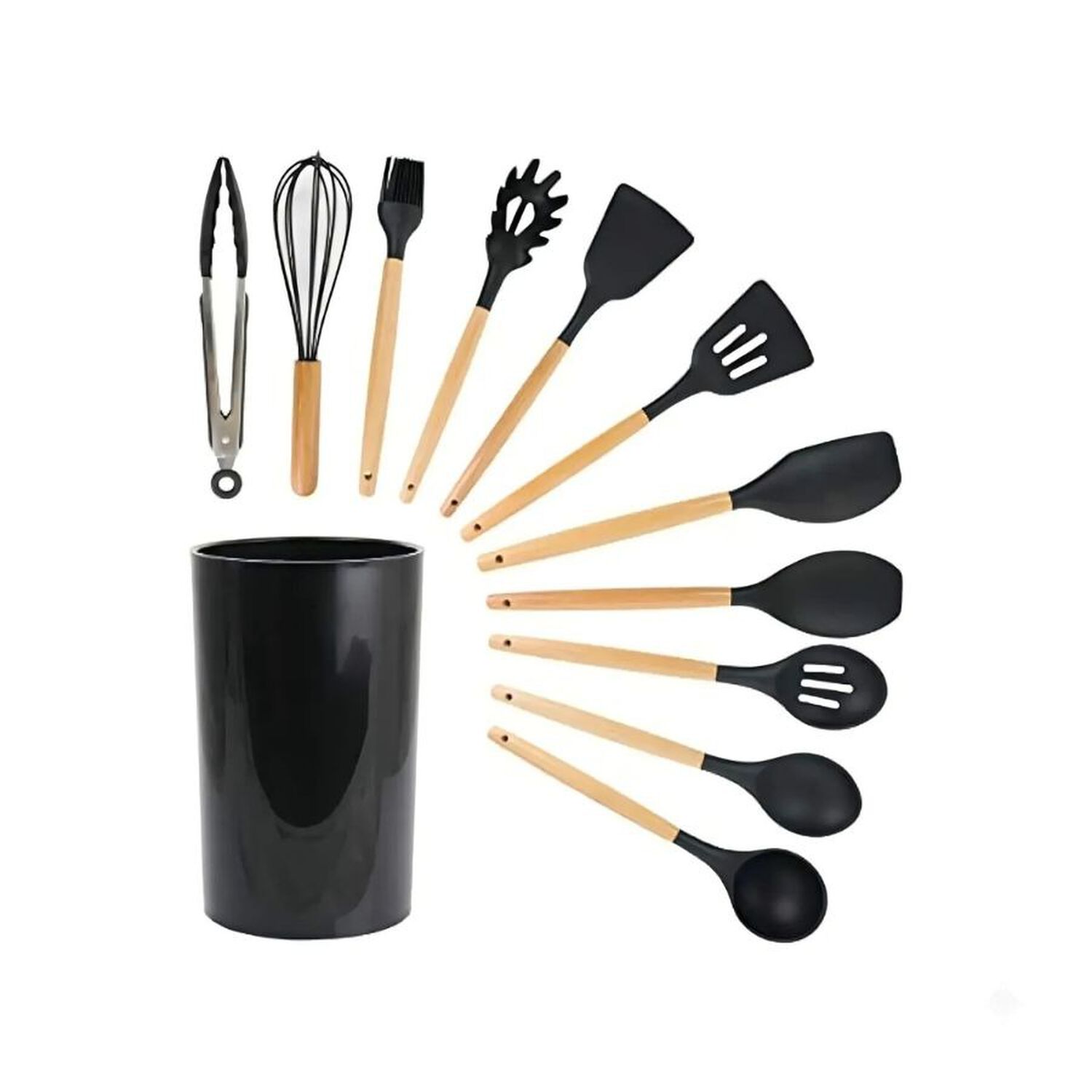 Juego De Utensilios De Cocina Silicona Antiadherente 12pcs image number 0.0