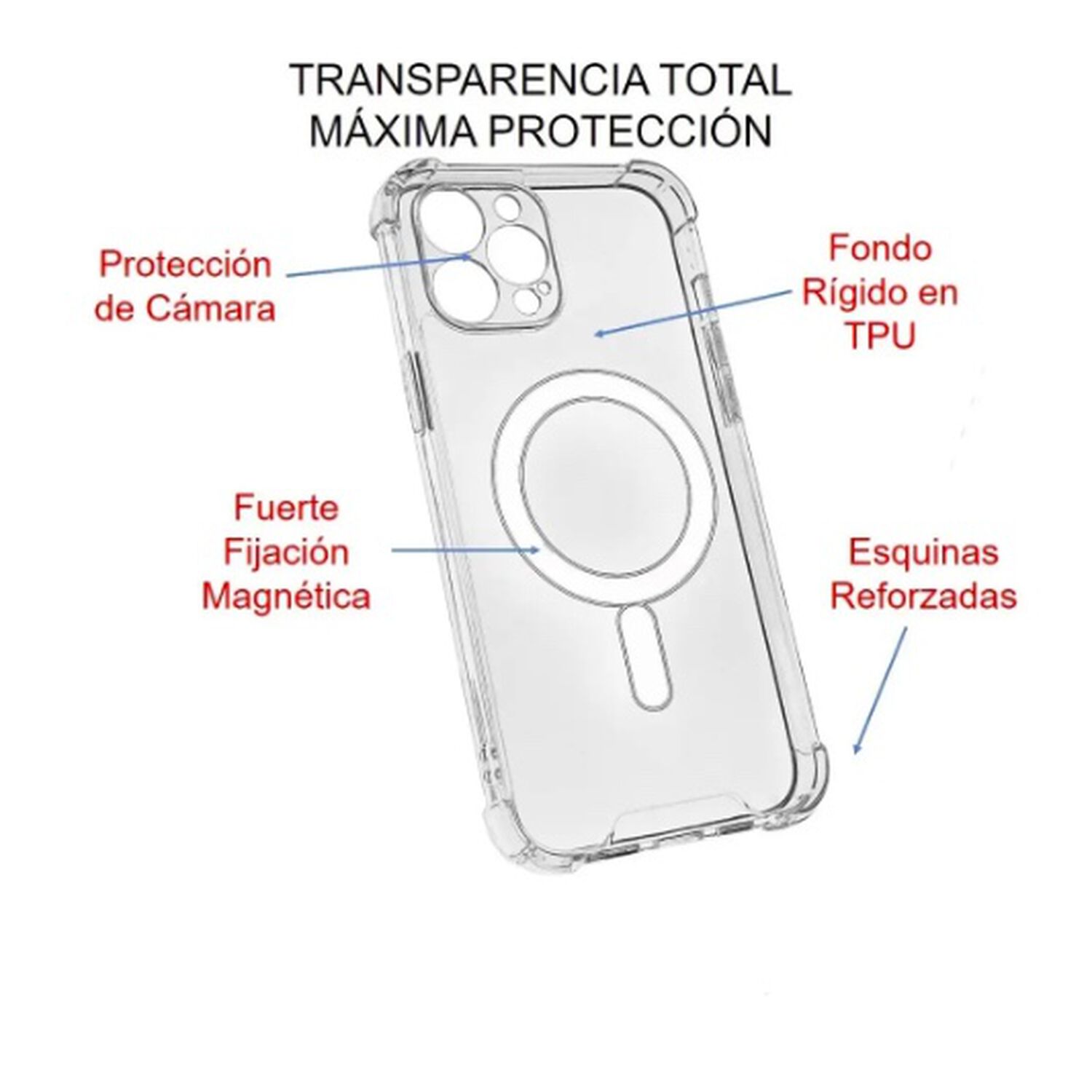 Carcasa Magnetica Para Iphone 12 Pro Max image number 1.0