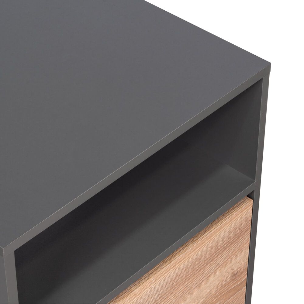 Velador 1 Cajon Melamina 52x50x40 Cm Caf&eacute; image number 6.0