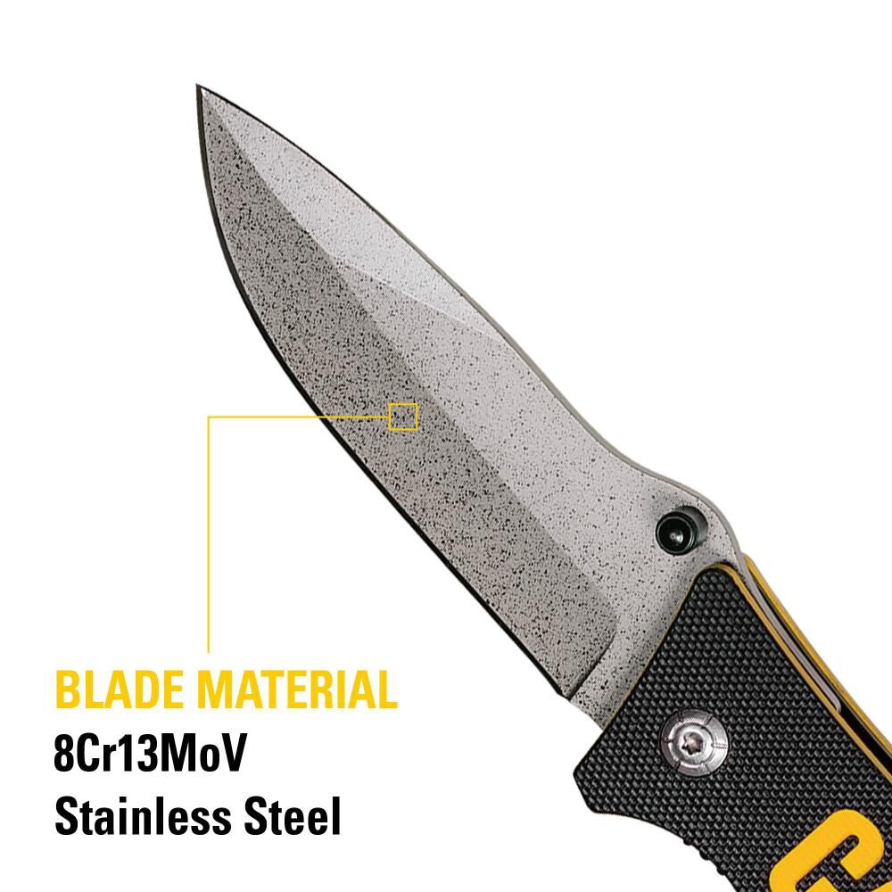 Cuchillo Navaja Plegable Cat 980002 Punta Curva image number 3.0