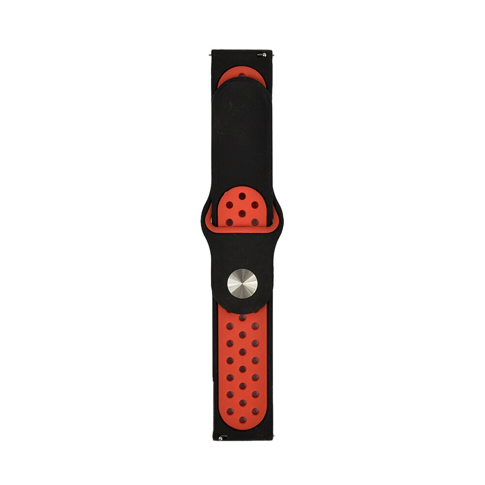 Correa Smartwatch Lhotse Sw88 20mm Negra Roja image number 2.0