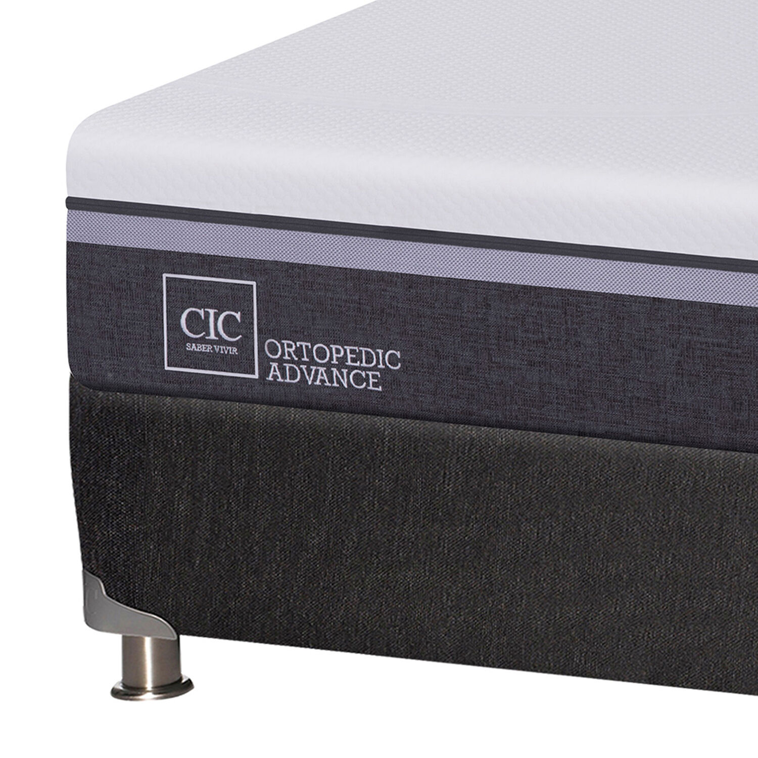 Box Spring Cic Ortopedic Advance / 2 Plazas / Base Normal image number 2.0