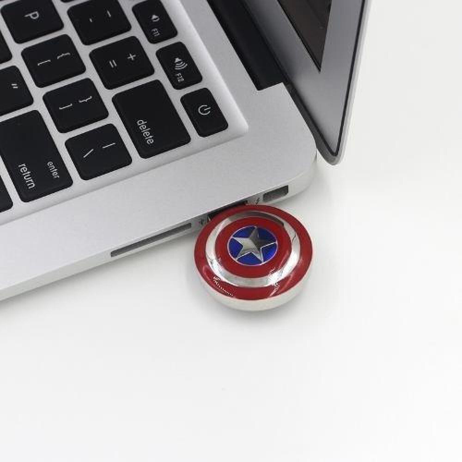 Usb Pendrive 16 Gb Escudo Capitan America Avengers image number 3.0