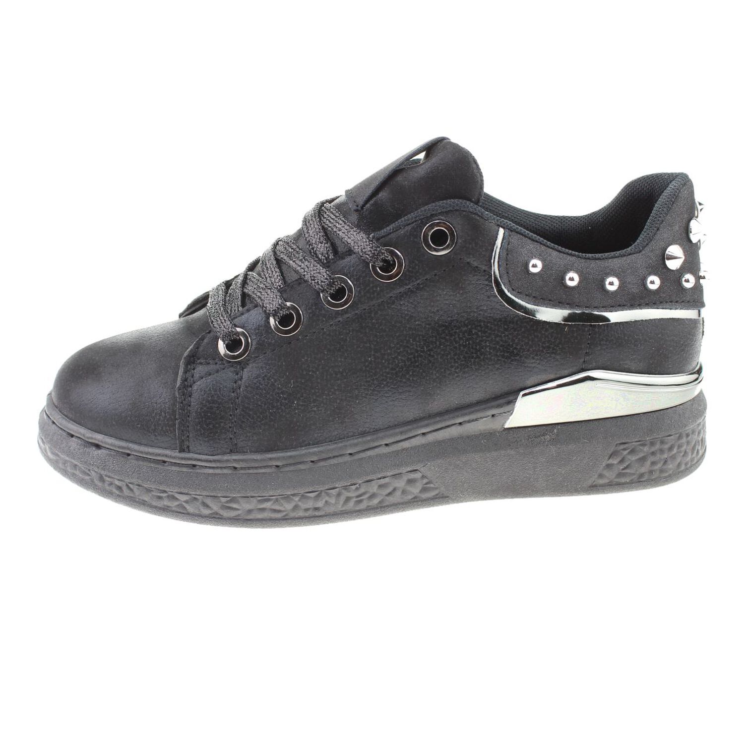 Zapatilla Mujer Negro Art. 51831black / Via Franca image number 3.0