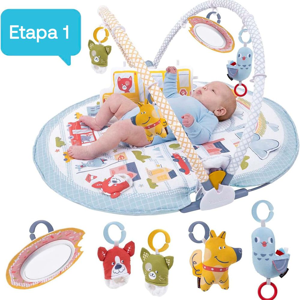 Gimnasio Interactivo Beb&eacute;s Urban Gymotion Lay To Sit-up Play Yookidoo image number 1.0