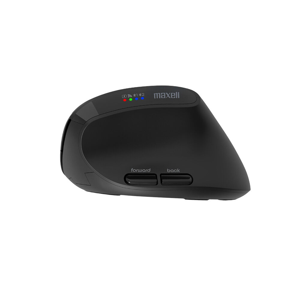 Mouse Vertical Bluetooth Ergon&oacute;mico Maxell 2400 Dpi Inal&aacute;mbrico Negro image number 4.0