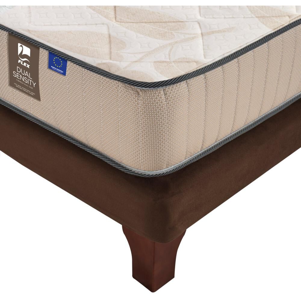Cama Europea Flex Dual Sensity / 2 Plazas / Base Dividida image number 3.0
