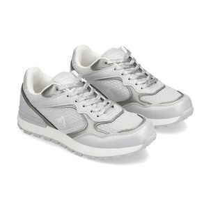 Zapatilla Urbana Mujer The King's Polo Club Silver